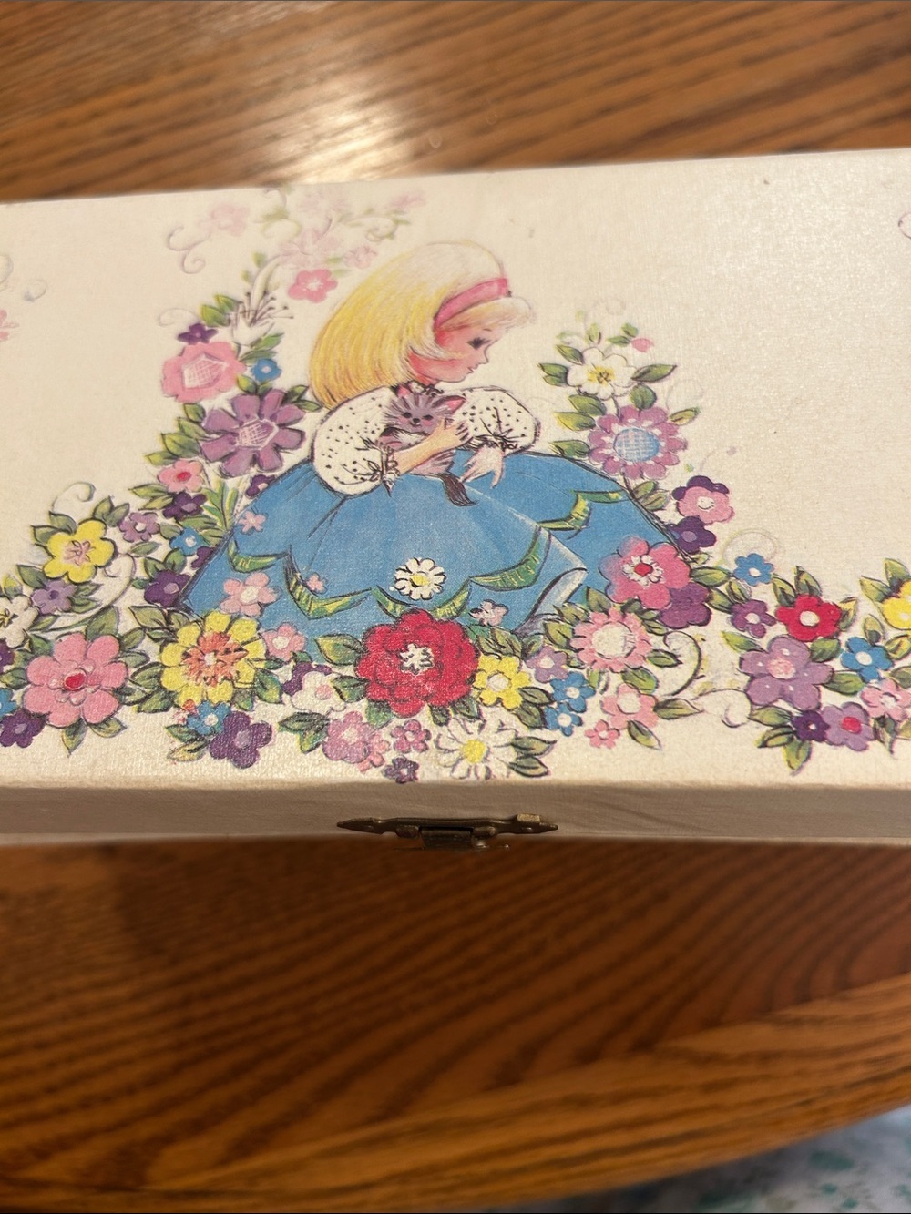 Vintage Ballerina Musical Jewelry Box